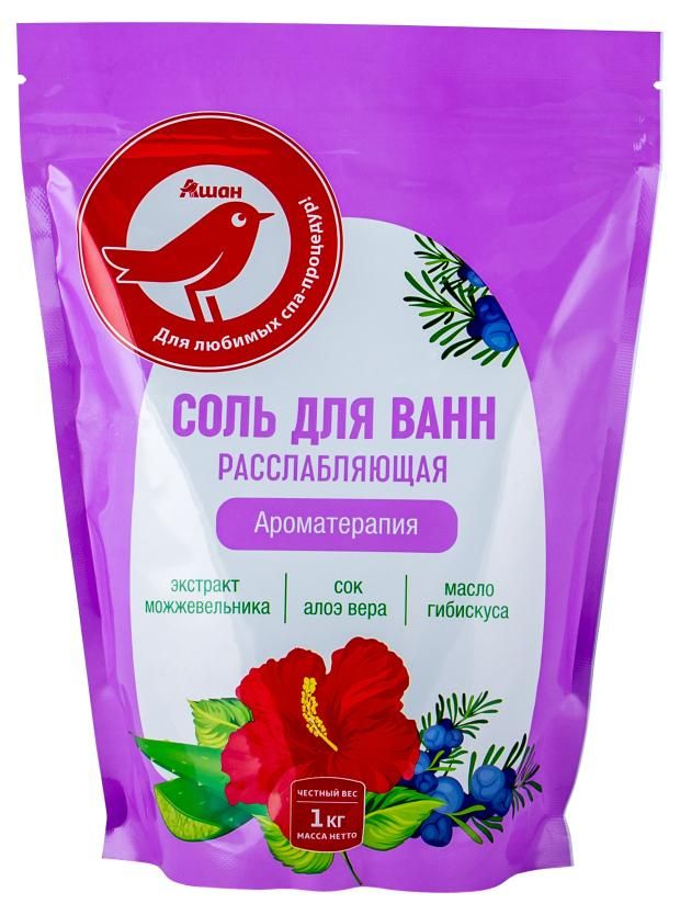 Соль для ванн АШАН Красная птица ароматерапия 1 кг