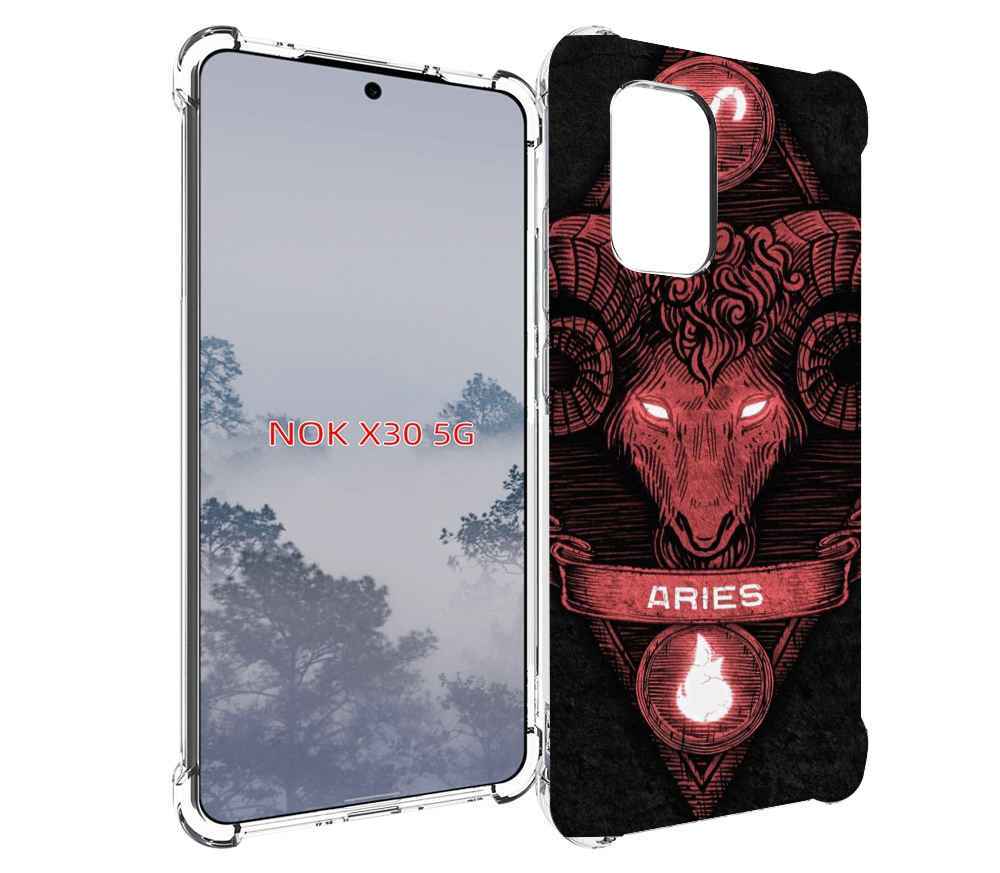 

Чехол MyPads знак зодиака овен 6 для Nokia X30 5G, Tocco