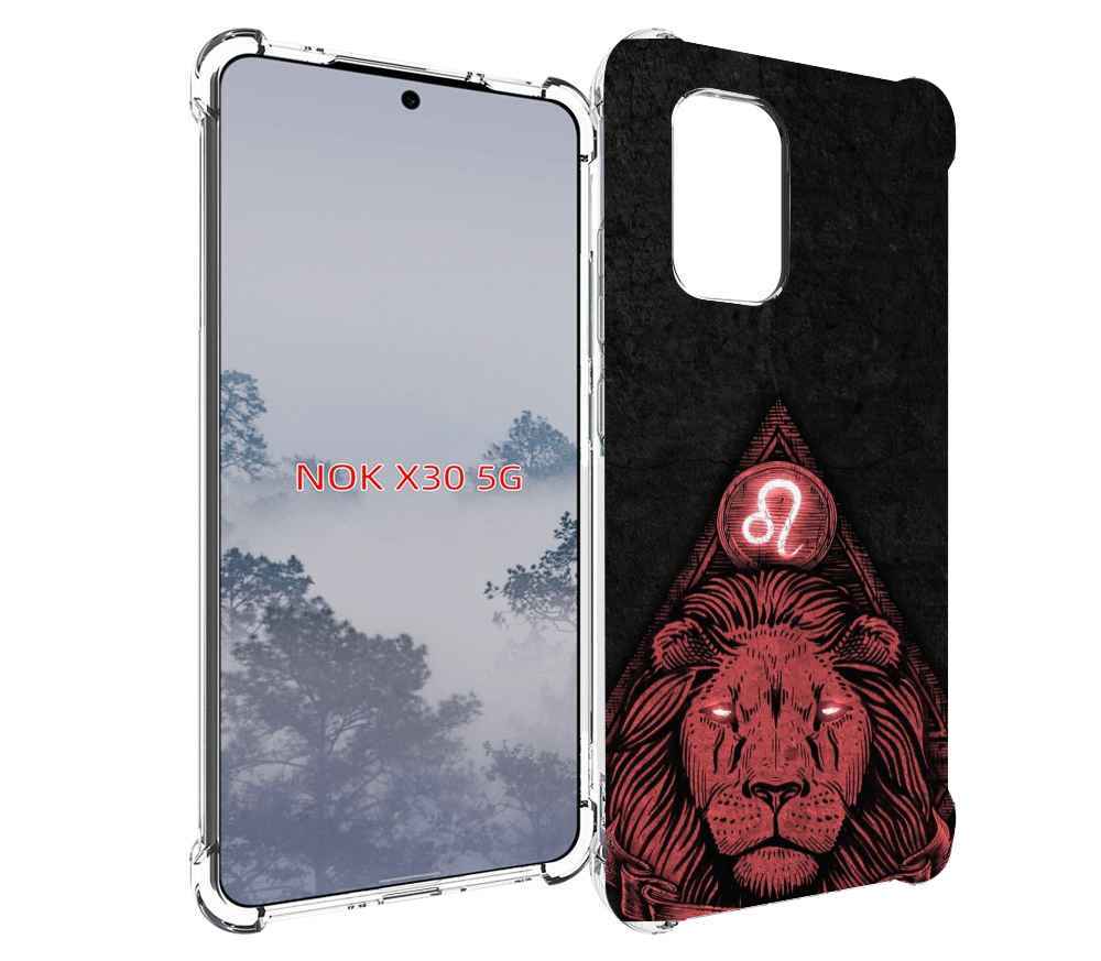 

Чехол MyPads знак зодиака лев 4 для Nokia X30 5G, Tocco
