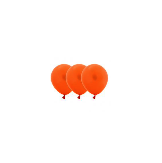 фото Набор воздушных шариков (оранжевые), размер 12, 100 штук miraculous