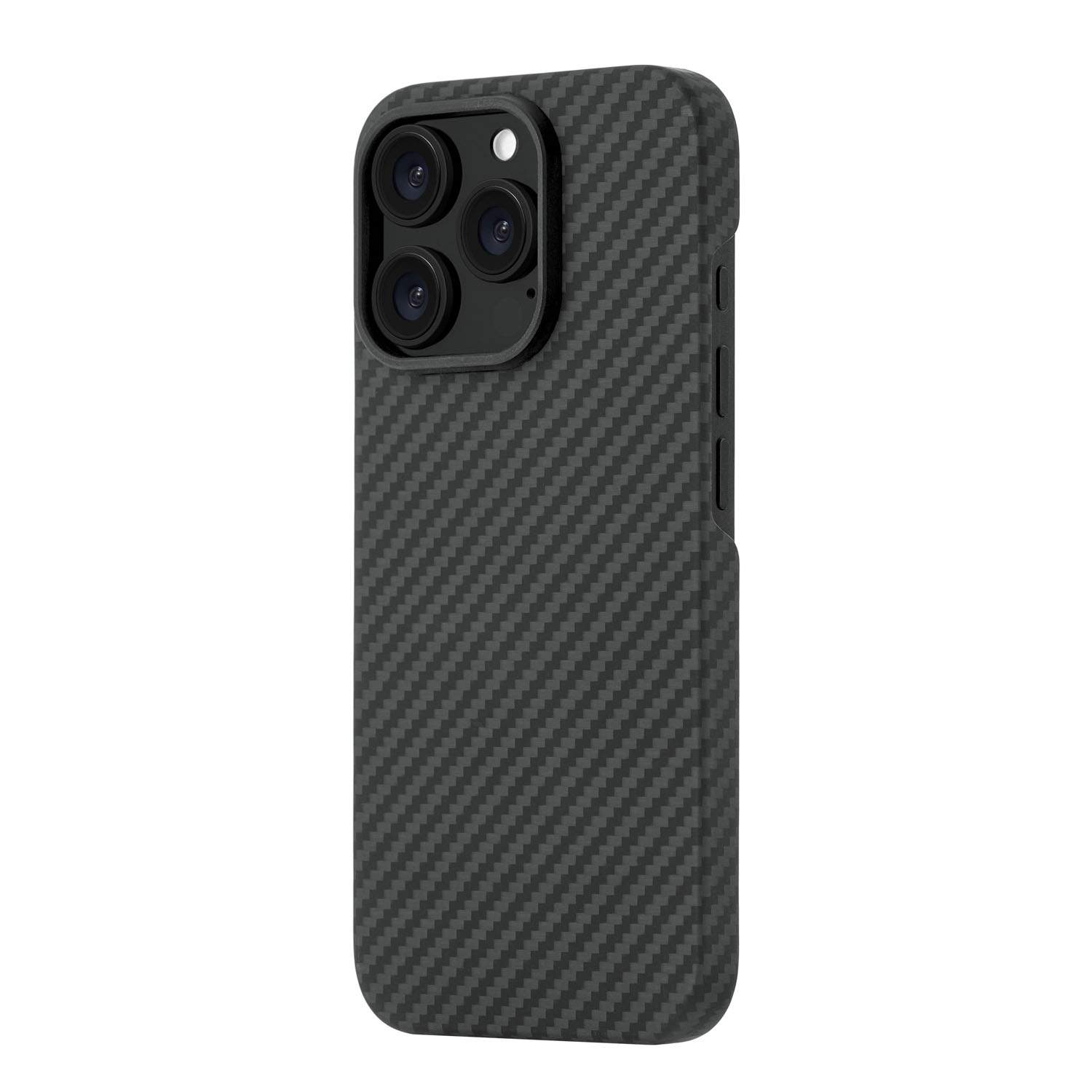 

Чехол для iPhone 16 Pro uBear Supreme Kevlar Case, MagSafe совместимый, черный, Supreme Kevlar Case