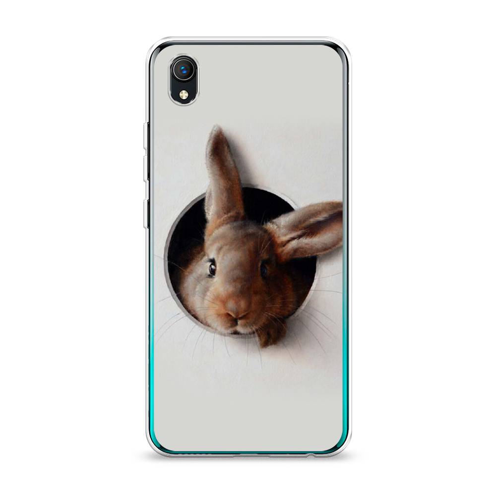 

Чехол на Vivo Y91c "Любопытный кролик", Серый;коричневый, 263250-1