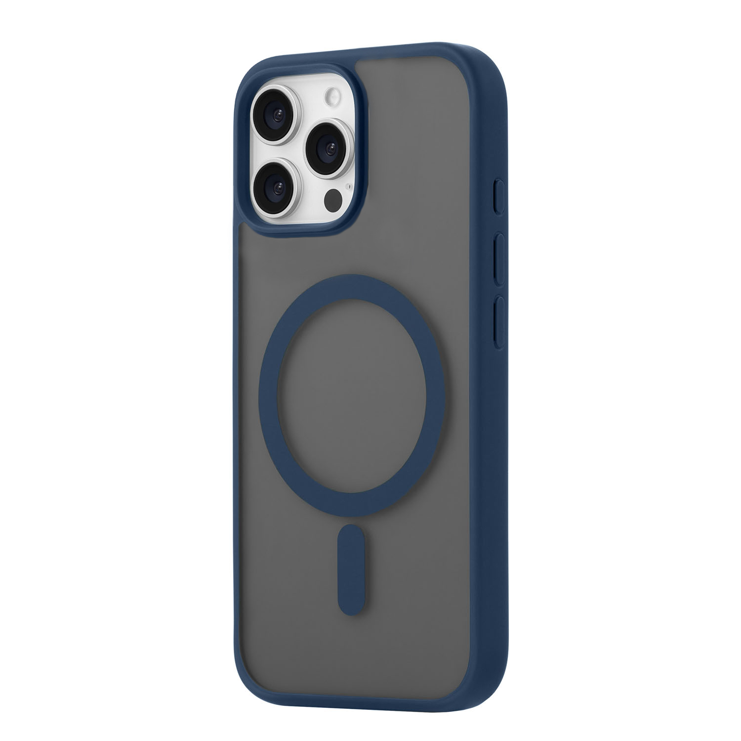 

Чехол для iPhone 16 Pro Max uBear Cloud Mag Case силк-тач, MagSafe совместимый, синий, Cloud Mag Case