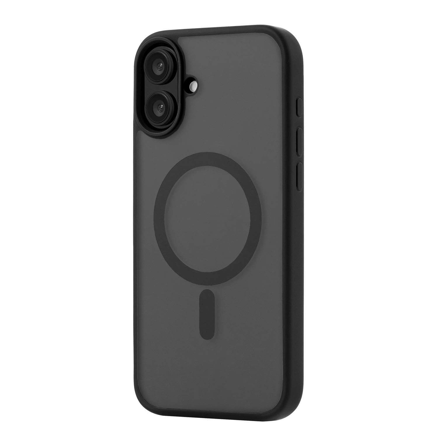 

Чехол для iPhone 16 Plus uBear Cloud Mag Case силк-тач, MagSafe совместимый, черный, Cloud Mag Case
