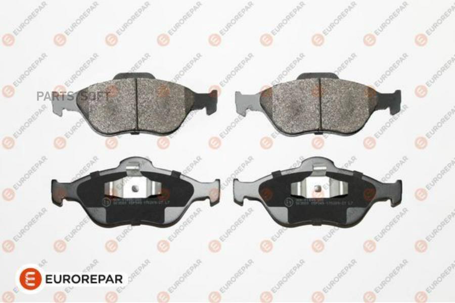 

Колодки тормозные дисковые FORD FIESTA IV (JA, JB) 1.25 i 16V 95> EUROREPAR 1617256180