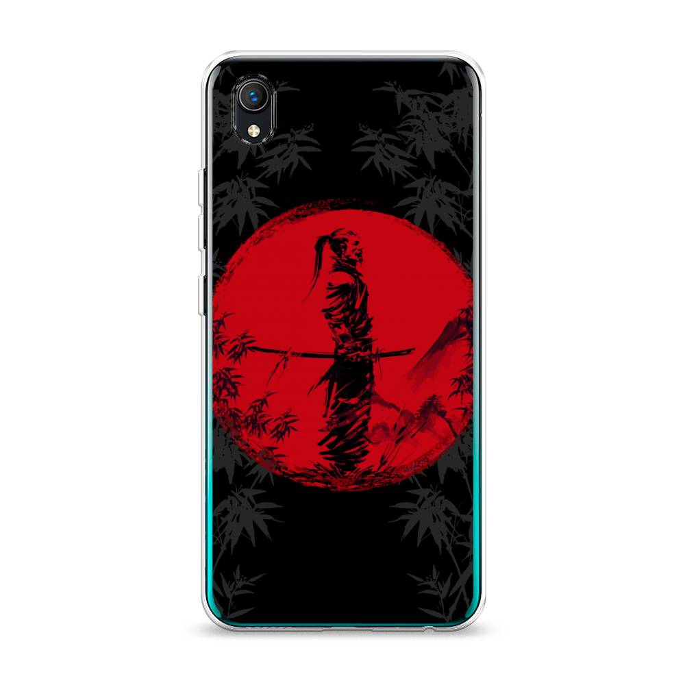 

Чехол на Vivo Y91c "Самурай на красном фоне", Черный;красный;серый, 263250-4