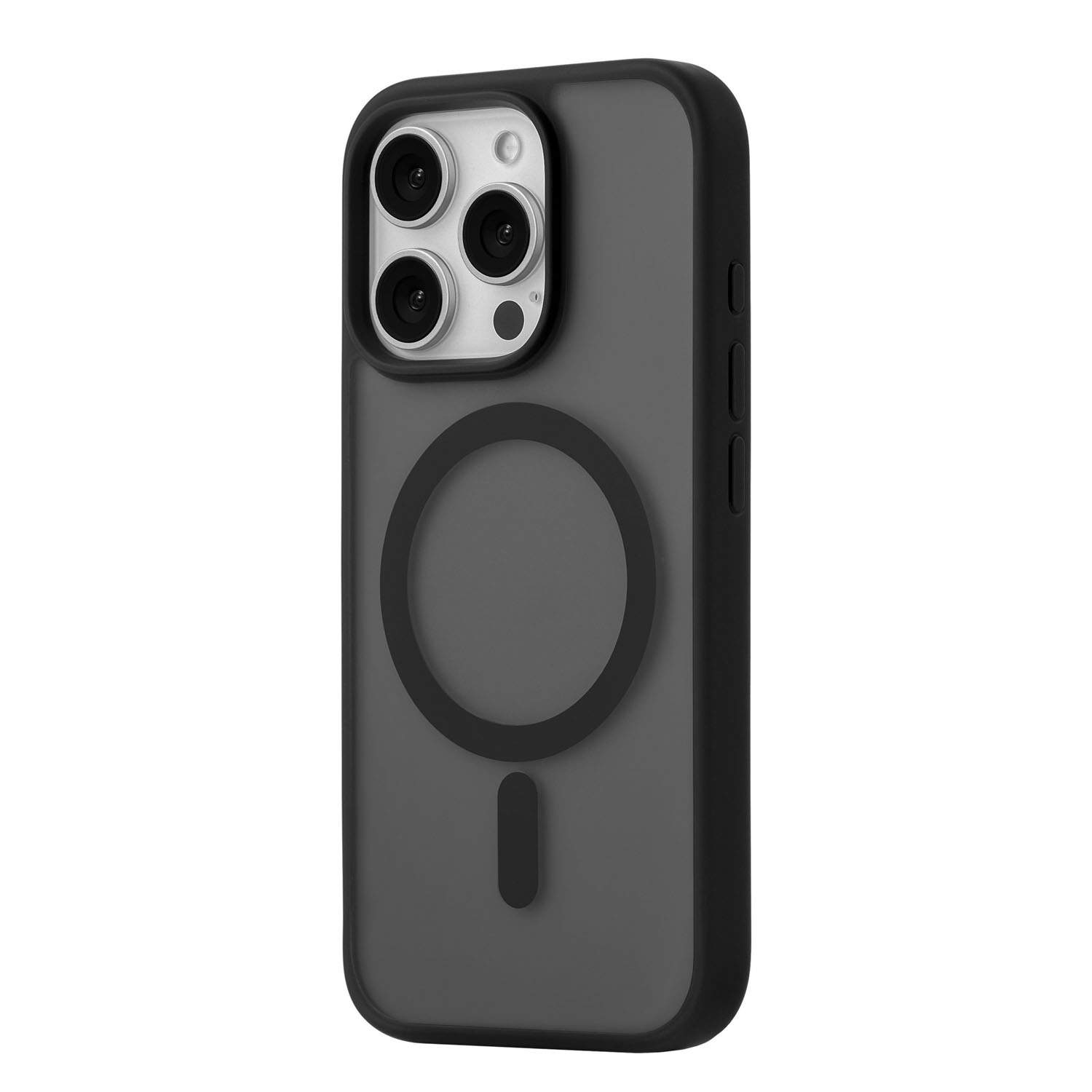 

Чехол для iPhone 16 Pro uBear Cloud Mag Case силк-тач, MagSafe совместимый, черный, Cloud Mag Case