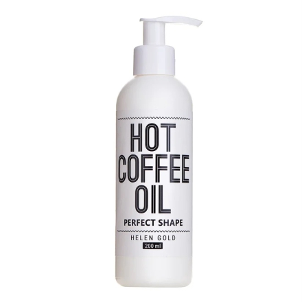 фото Масло против целлюлита hot coffee oil, helen gold, 200 мл