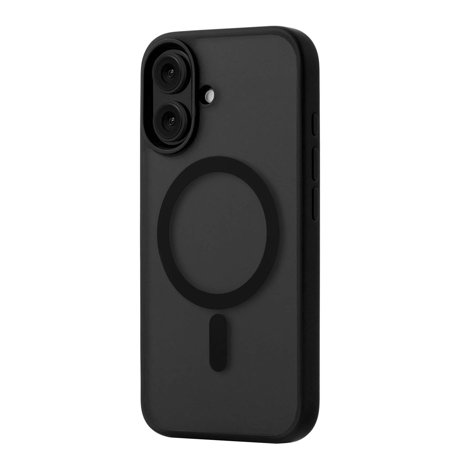 

Чехол для iPhone 16 uBear Cloud Mag Case силк-тач, MagSafe совместимый, черный, Cloud Mag Case