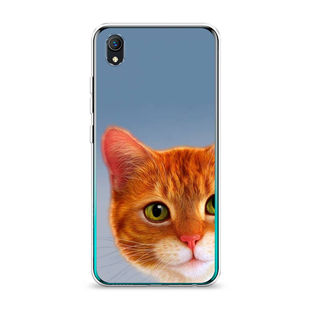 

Чехол на Vivo Y91c "Любопытный котик", Коричневый, 263250-1