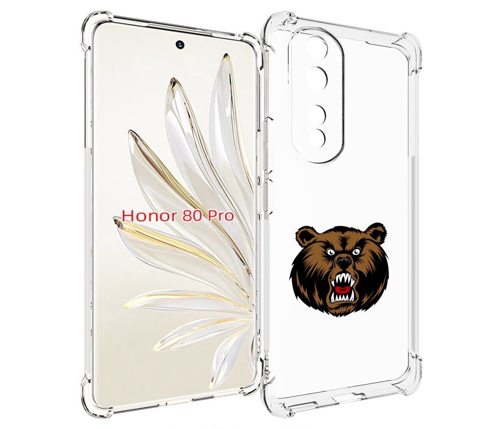 

Чехол MyPads бурый для Honor 80 Pro, Прозрачный, Tocco