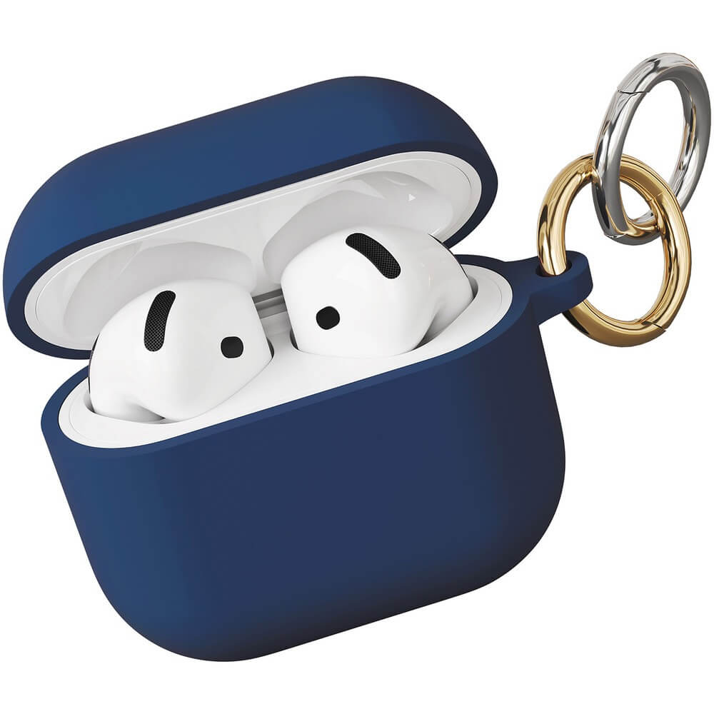 

Чехол для наушников VLP Charm Case для AirPods 4 тёмно-синий, Charm Case для AirPods 4