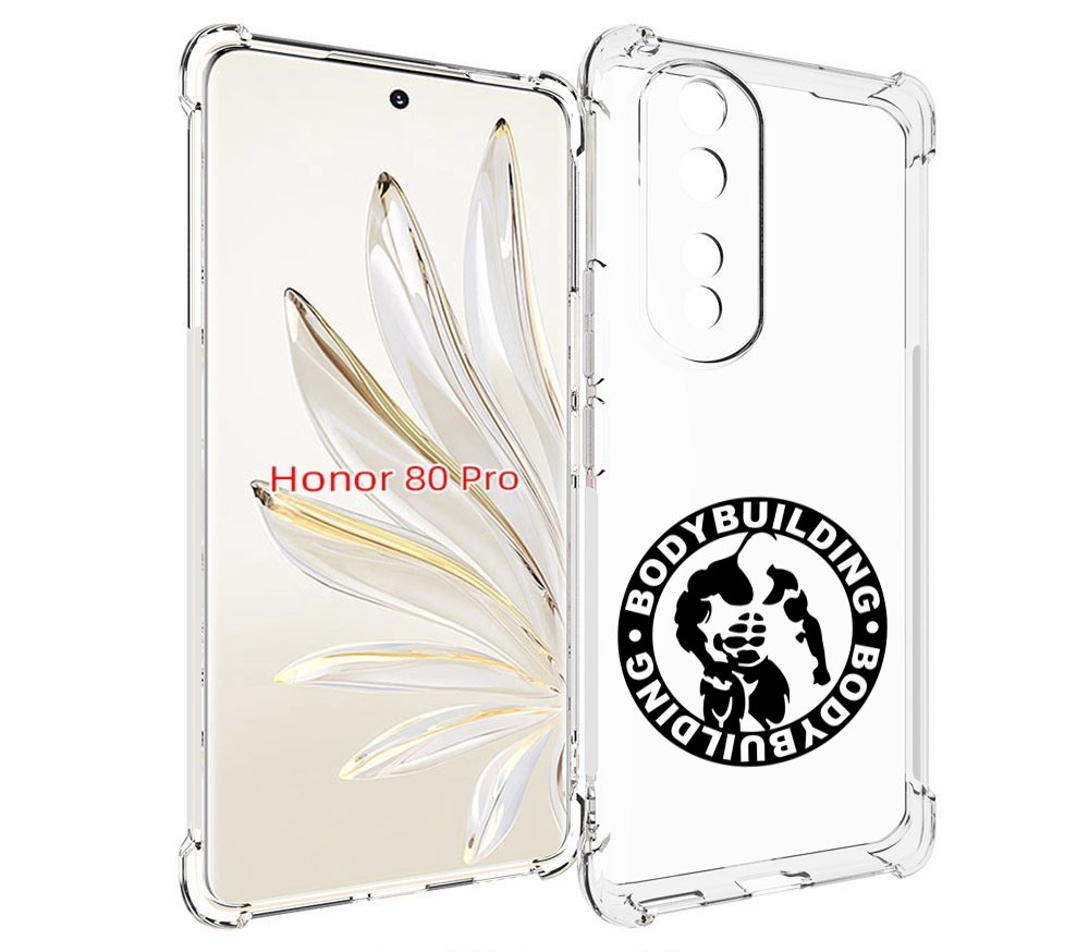 

Чехол MyPads бодибилдинг для Honor 80 Pro, Прозрачный, Tocco