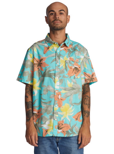 

Рубашка мужская Quiksilver EQYWT04286 голубая XL, Голубой, EQYWT04286