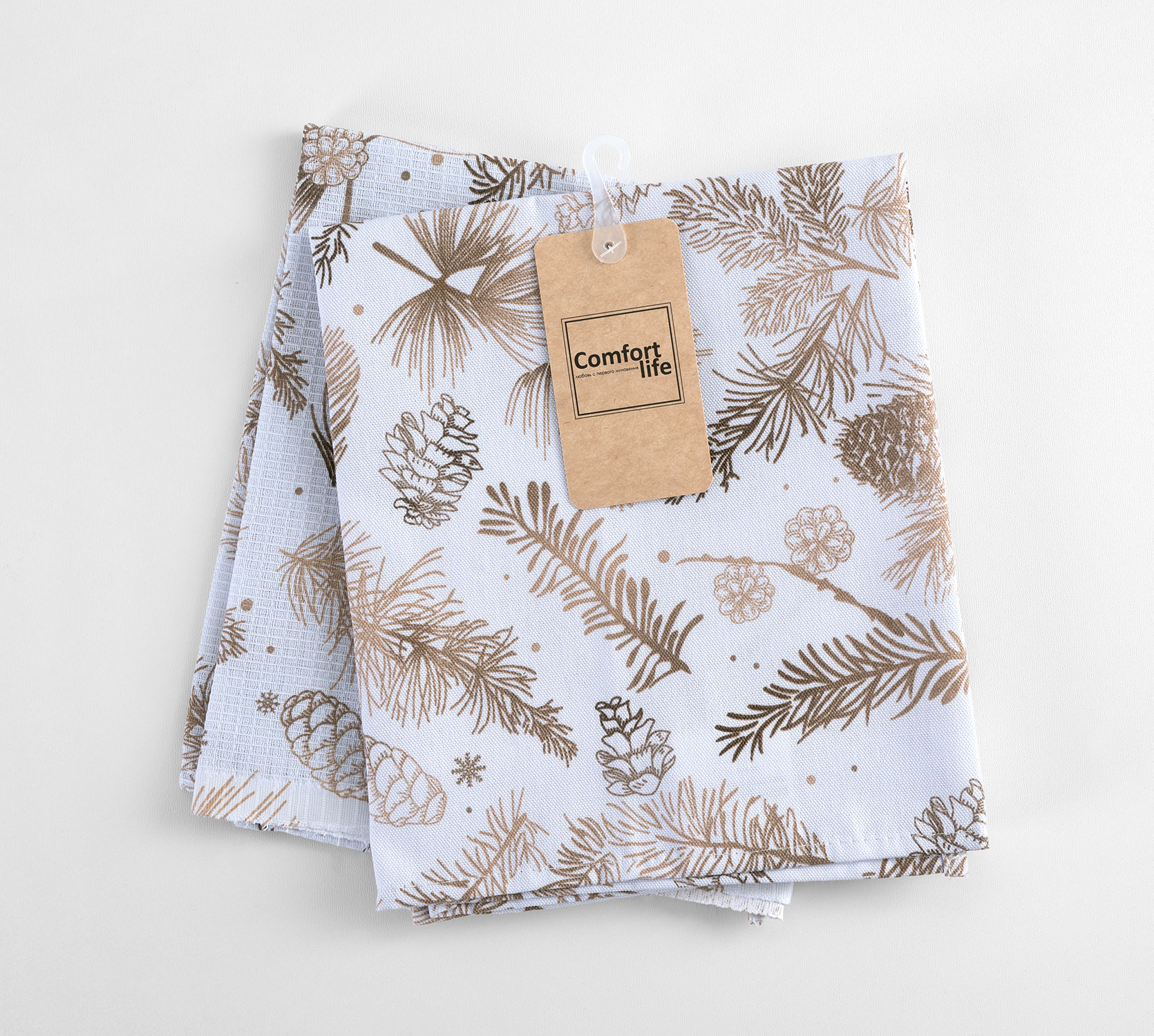 Кухонное полотенце Зимний лес Comfort Life набор 2 шт