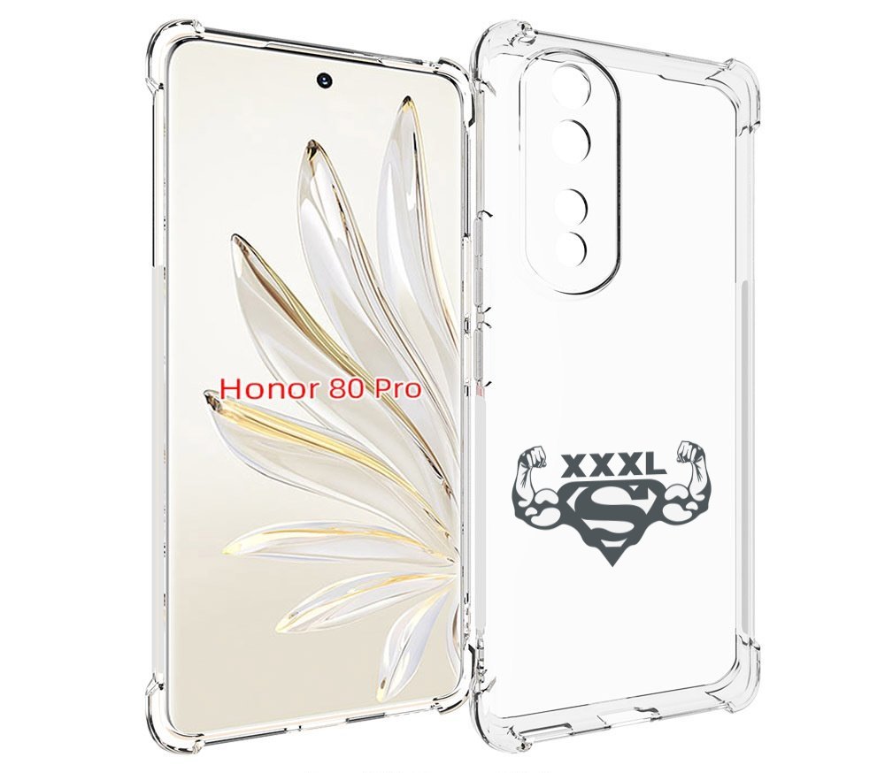 Чехол MyPads бодибилдинг супермен для Honor 80 Pro