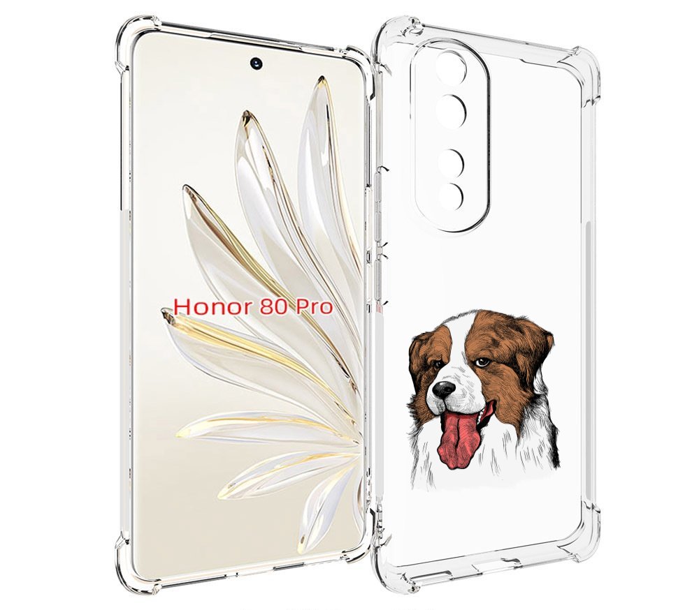 

Чехол MyPads бетховен для Honor 80 Pro, Прозрачный, Tocco