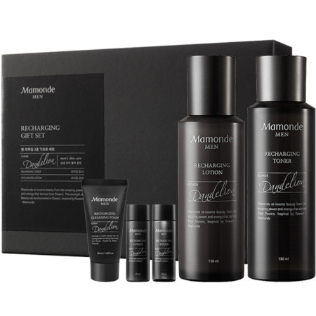 фото Мужской набор для ухода за кожей mamonde men recharging gift set