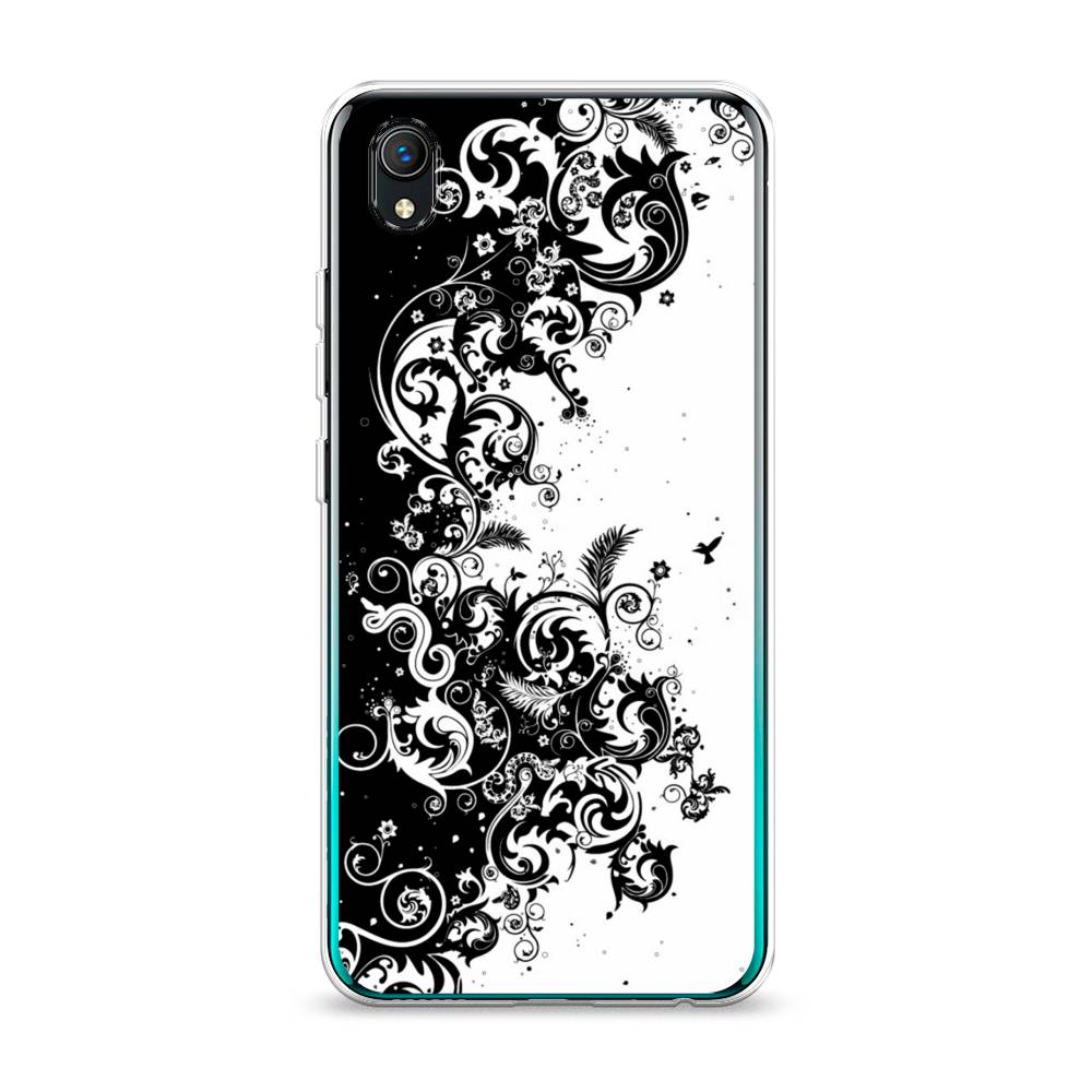 

Чехол на Vivo Y91c "Черно белый узор", Белый;черный;серый, 263250-3