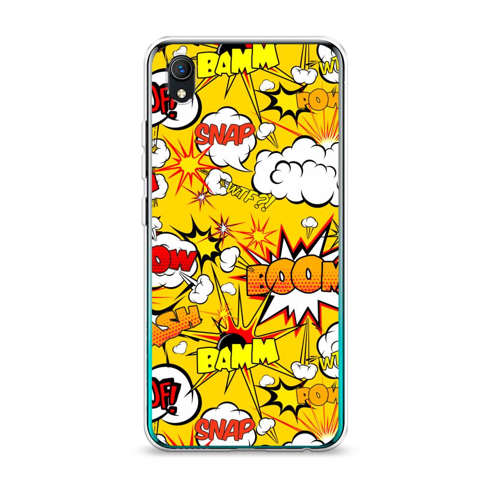 

Чехол на Vivo Y91c "Поп Арт эффекты", Желтый;белый;оранжевый, 263250-6