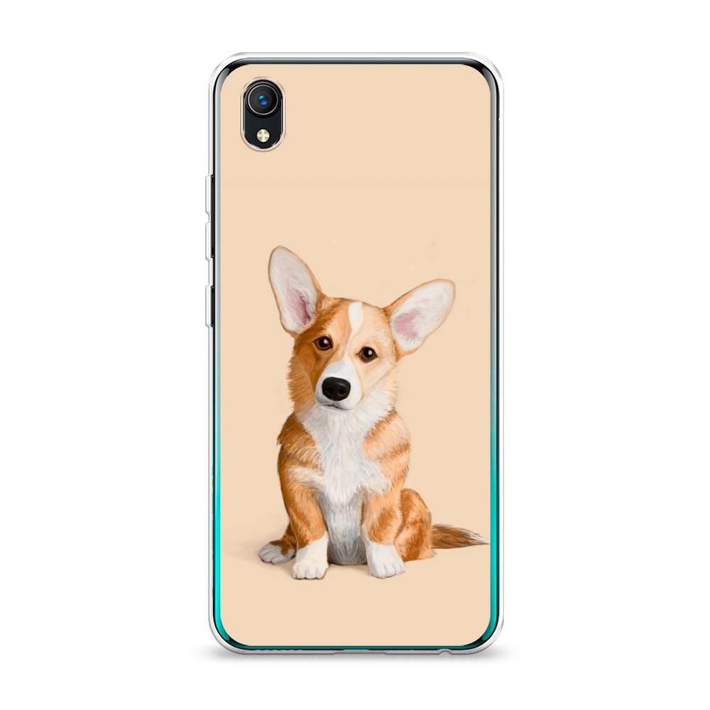 

Чехол на Vivo Y91c "Грустный Корги", Коричневый;бежевый, 263250-1