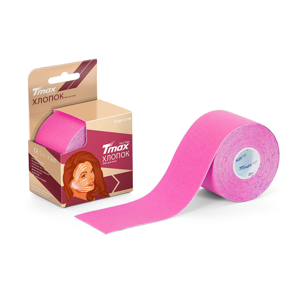 Тейп кинезиологический Tmax Beauty Tape 5cmW x 5mL розовый