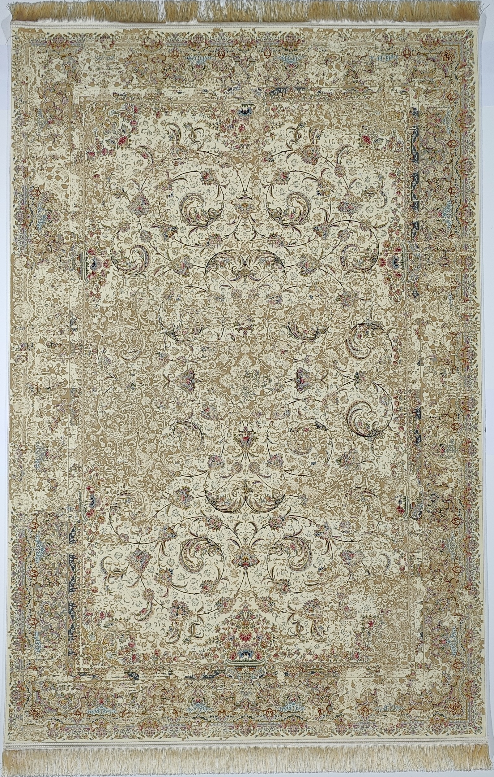

Ковер высокоплотный винтажный Farrahi Carpet Arnika кремовый 150х225, Arman