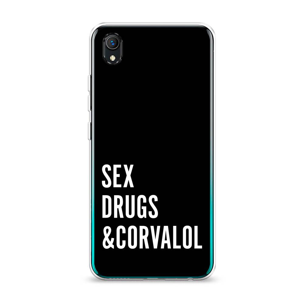 

Чехол на Vivo Y91c "Corvalol", Черный;серый;белый, 263250-6