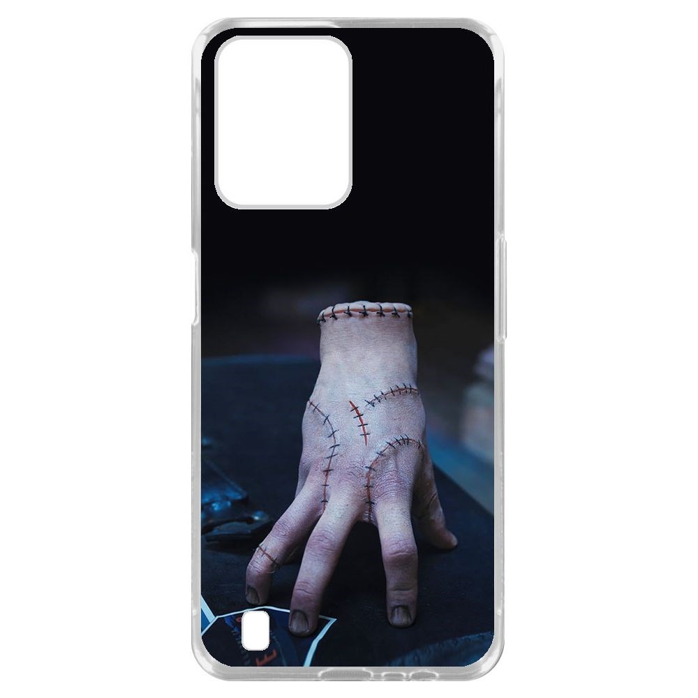 

Чехол-накладка Krutoff Clear Case Уэнсдей Аддамс - Вещь для Realme C31, Прозрачный