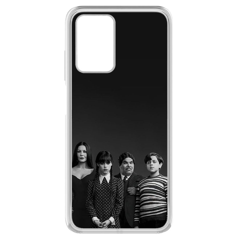 Чехол-накладка Krutoff Clear Case Уэнсдей Аддамс - Семейка Аддамс для Xiaomi Redmi 10