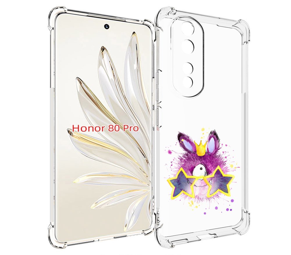 

Чехол MyPads Шуршуля для Honor 80 Pro, Прозрачный, Tocco