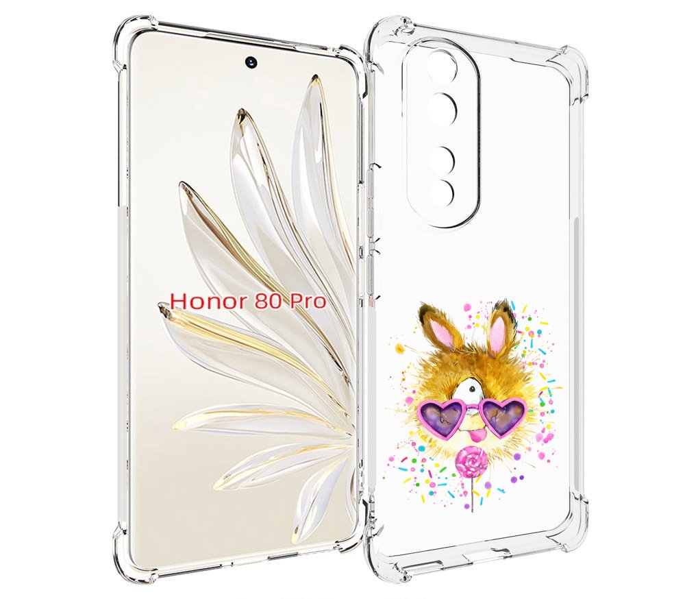 

Чехол MyPads Чупя для Honor 80 Pro, Прозрачный, Tocco