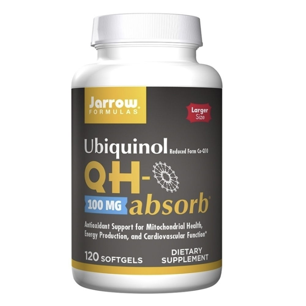 Коэнзим Q10 в форме Убихинол Jarrow Formulas Ubiquinol QH-Absorb 100 мг капсулы 120 шт.