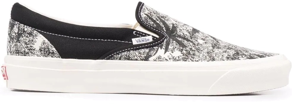 

Слипоны мужские Vans Ua Og Classic Slip-On Lx (Canvas) Palm Acid черные 36.5 EU, Черный, Ua Og Classic Slip-On Lx (Canvas) Palm Acid