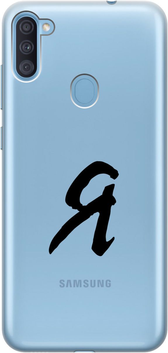 

Силиконовый чехол на Samsung Galaxy A11/M11 с принтом "I" прозрачный, Прозрачный;черный, 5351