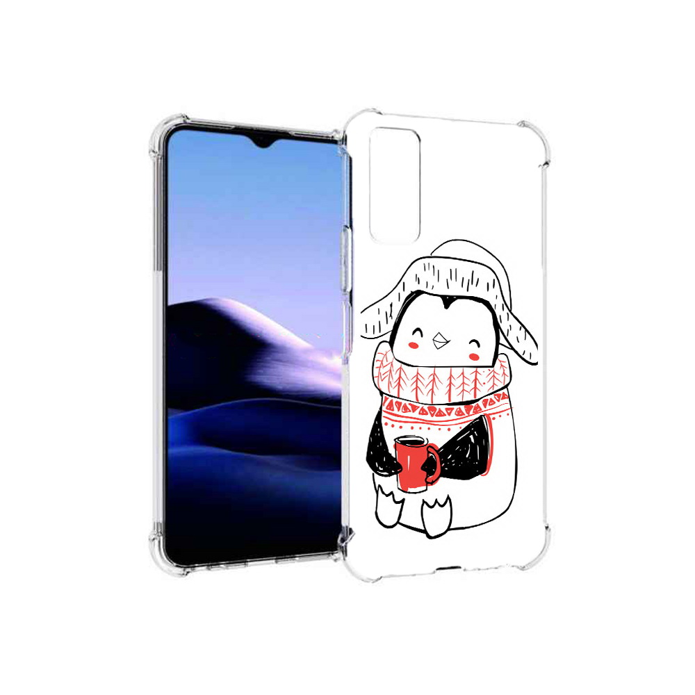 

Чехол MyPads Tocco для Vivo Y20 Милый пингвин (PT154038.379.115), Прозрачный, Tocco