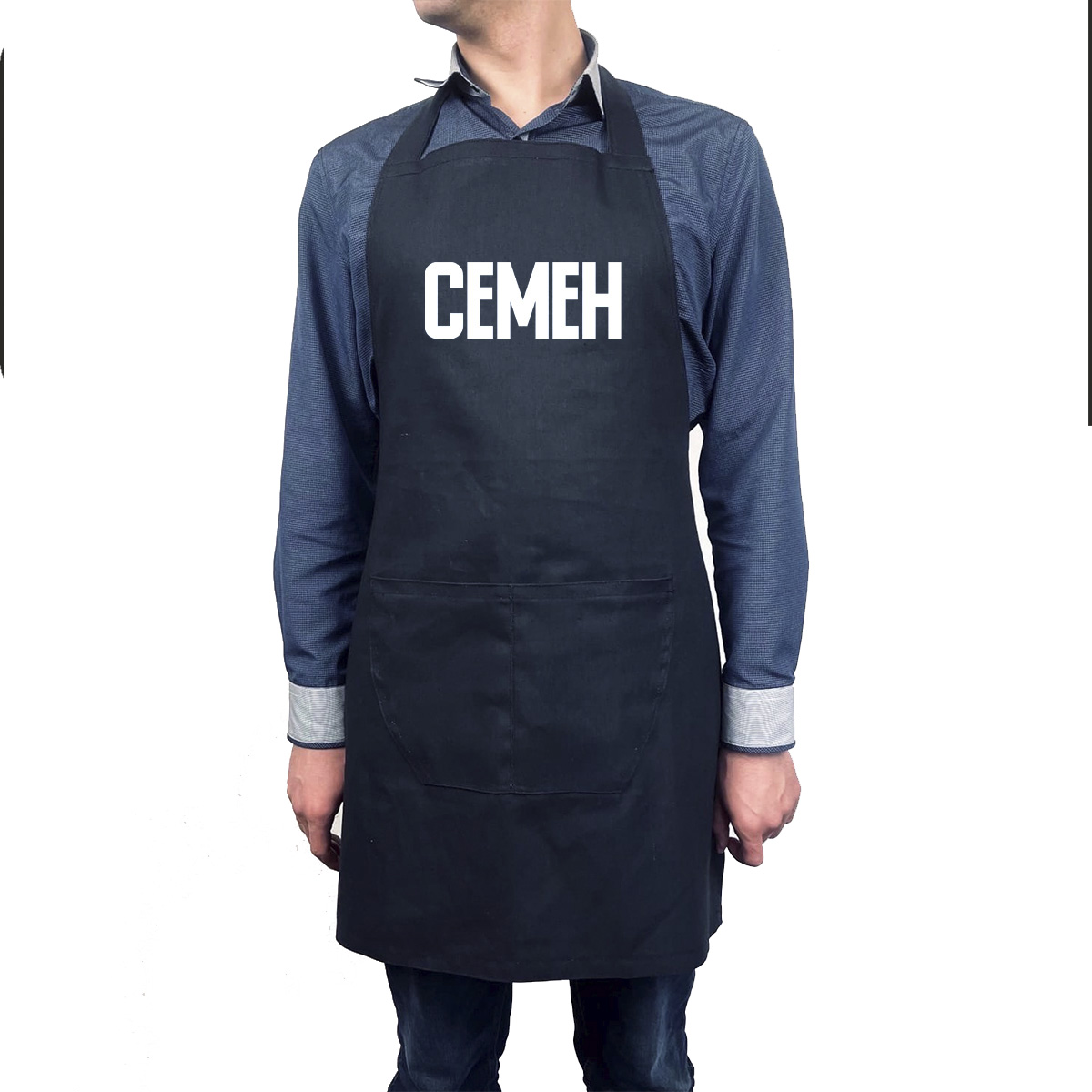 

Фартук черный CoolPodarok С именем Семен, R0501167