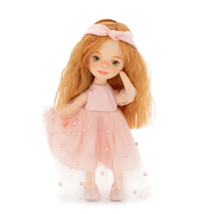 фото Мягкая кукла «sunny в светло-розовом платье», 32 см orange toys