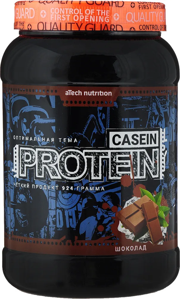 Казеин aTech Nutrition Caseine protein Шоколад 924 г