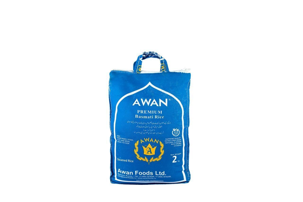 Рис Awan Басмати Premium паровой 2 кг