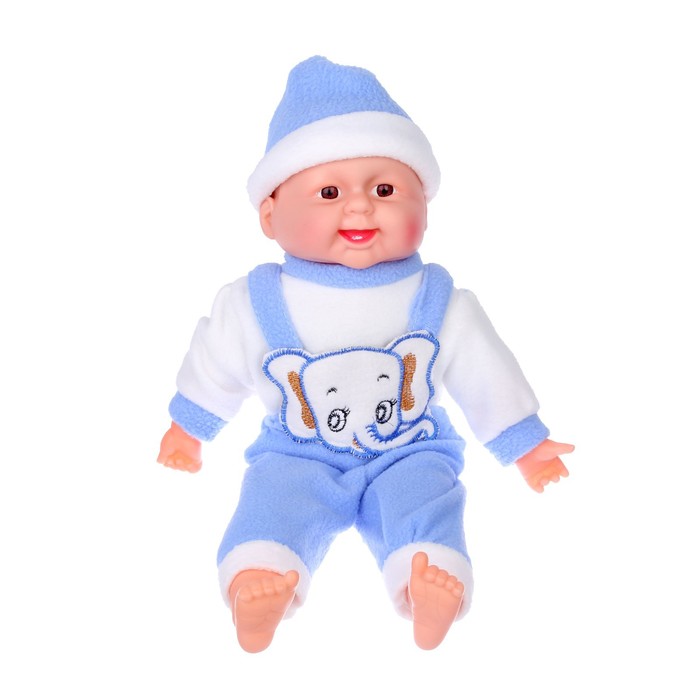 фото Мягкая игрушка кукла костюм слоник хохочет nobrand