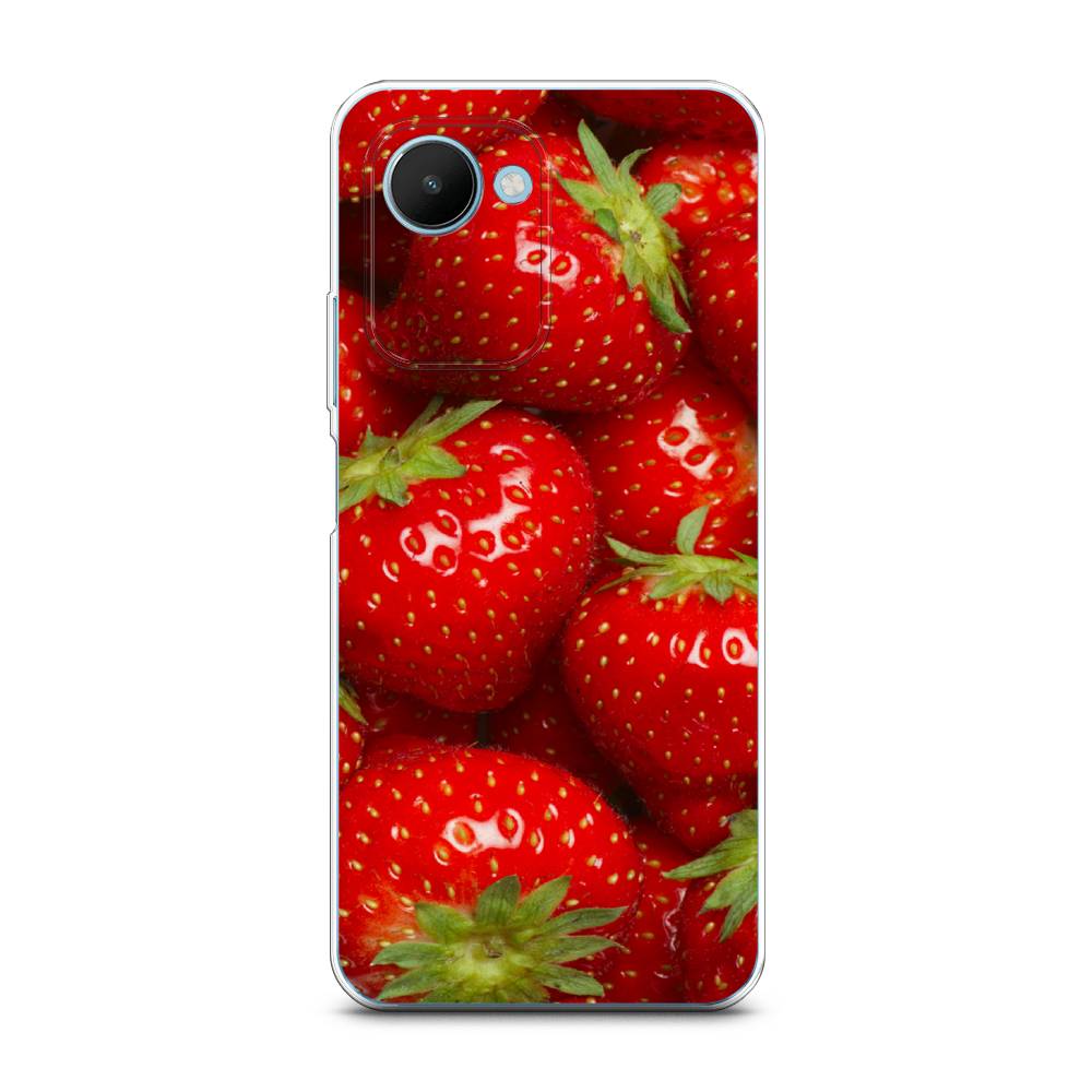 

Чехол Awog на Realme C30S 4G "Клубника", Красный;зеленый, 2511650-10