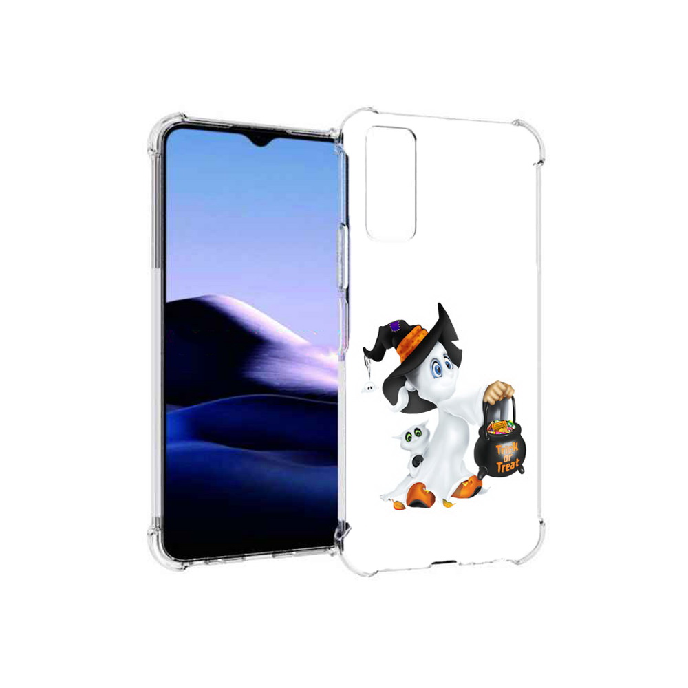 

Чехол MyPads Tocco для Vivo Y20 Маленький призрак (PT154038.379.113), Прозрачный, Tocco