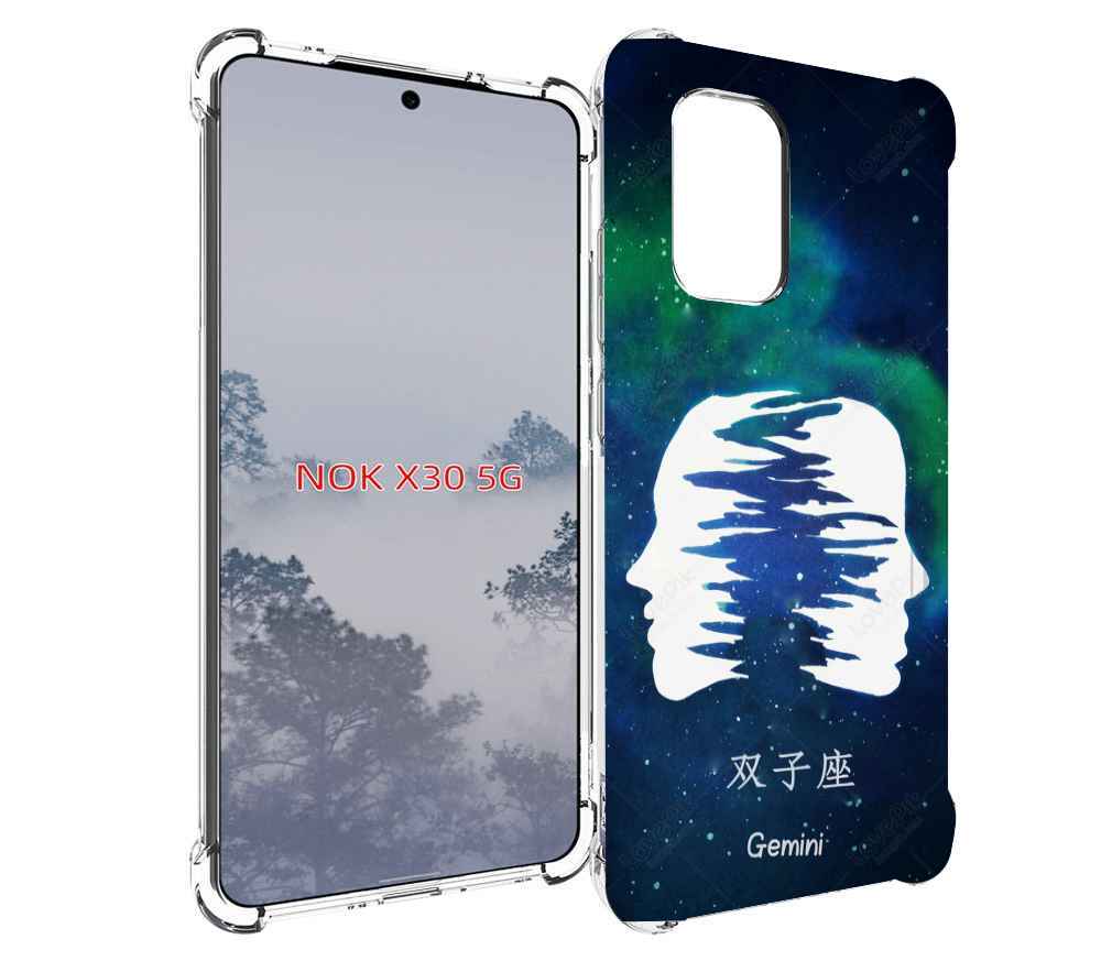 

Чехол MyPads знак зодиака близнецы 6 для Nokia X30 5G, Tocco