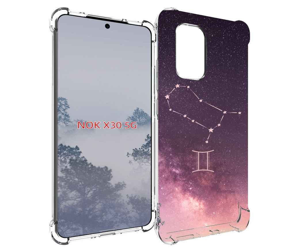 

Чехол MyPads знак зодиака близнецы 5 для Nokia X30 5G, Tocco
