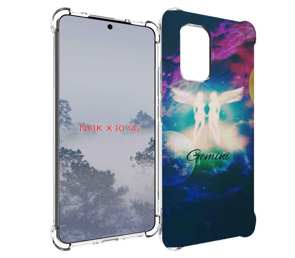 

Чехол MyPads знак зодиака близнецы 3 для Nokia X30 5G, Tocco