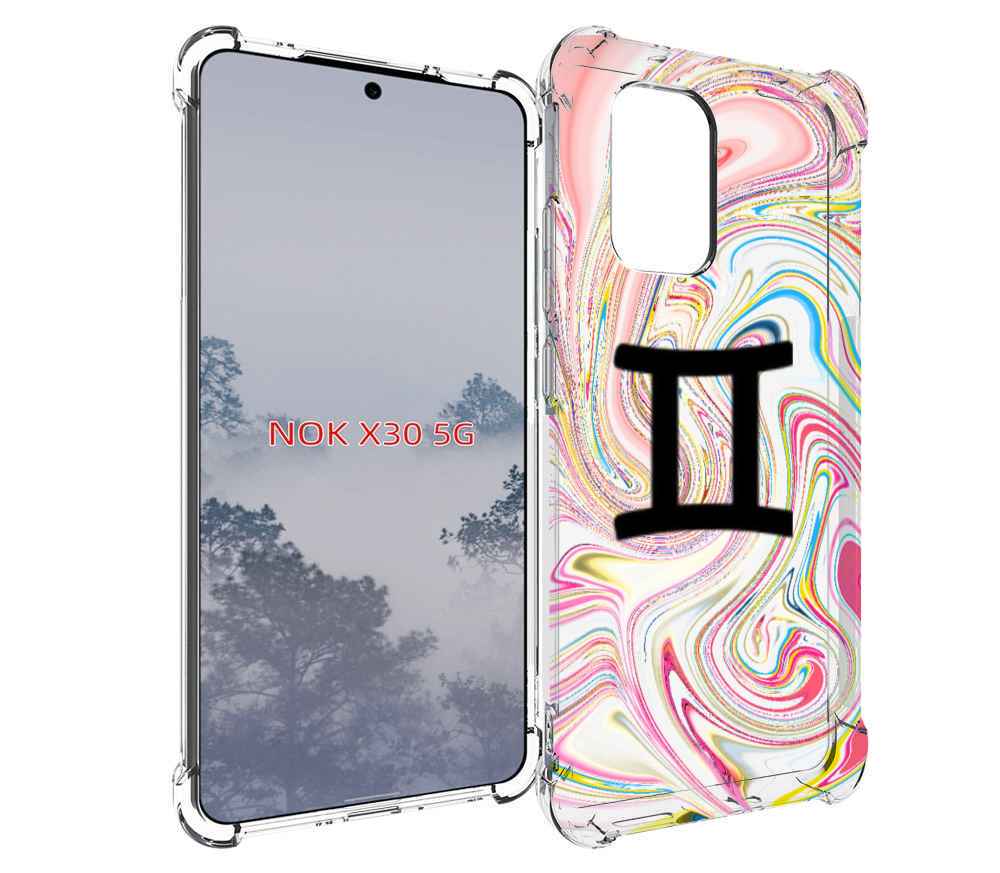 

Чехол MyPads знак зодиака близнецы 2 для Nokia X30 5G, Tocco