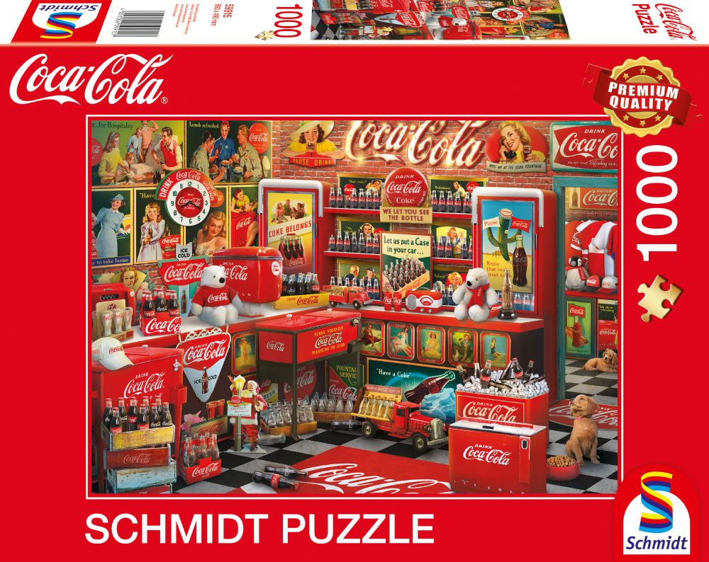 

Пазл Schmidt Coca Cola В магазине 1000 деталей, Coca Cola В магазине