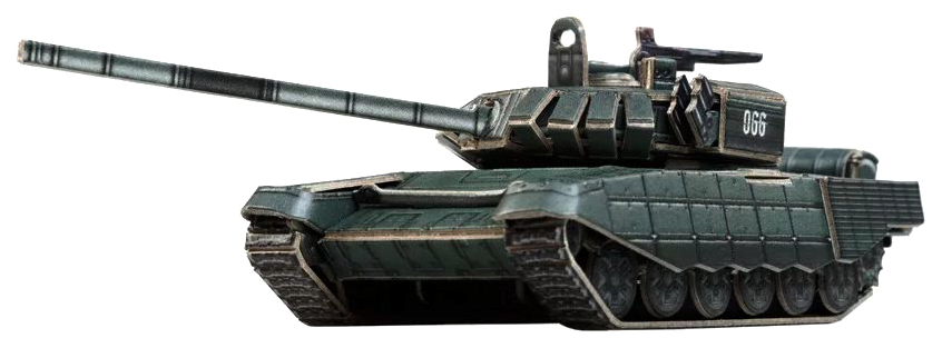 фото Сборная модель из картона российский основной боевой танк т-72б3 умная бумага умбум