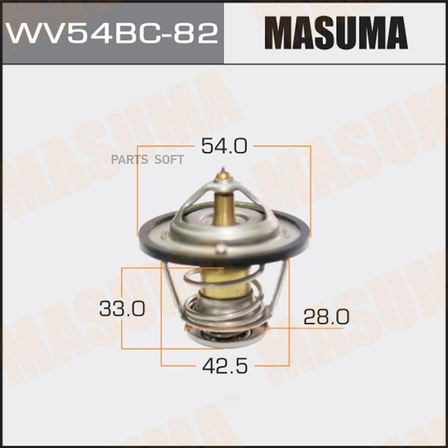 Термостат Mitsubishi Delica / Space Gear/L 200 86>07 Masuma WV54BC82